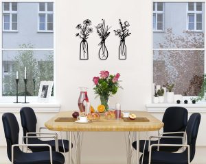 Metal Flowers Wall Arts