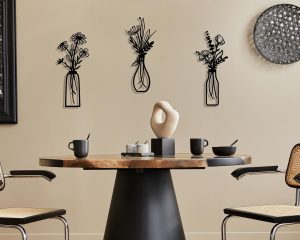 Metal Flowers Wall Arts